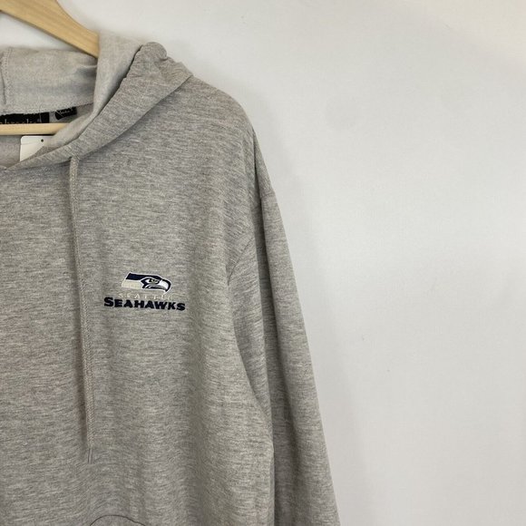 Dunbrooke NFL Team Apparel Seattle Seahawks Mens Gray Hoodie Size L - Picture 2 of 8